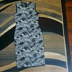 Hugo Boss Fasome Viscose Sweater Sheath Dress